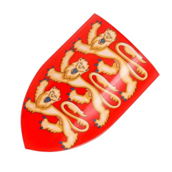 Wappenschild Richard Löwenherz – Drei Löwen – Stahl 1