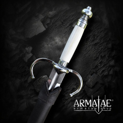 Rapier-Begleitdolch des 16. Jahrhunderts – Knochengriff & Lederscheide 4