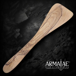Pfannenwender aus Olivenholz – 30 cm – handgefertigt 5