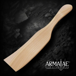 Geschwungener Pfannenwender aus Kirschholz – 24,5 cm 6