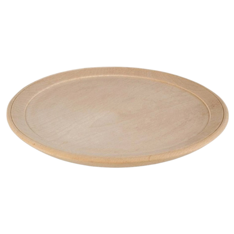 Teller aus Buchenholz Ø 30 cm 1