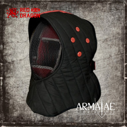 RED DRAGON HEMA Fechtmasken-Overlay – Hinterkopf- & Nackenschutz 5