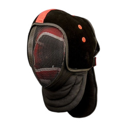 RED DRAGON HEMA Fechtmasken-Overlay aus Veloursleder – Hinterkopfschutz 1