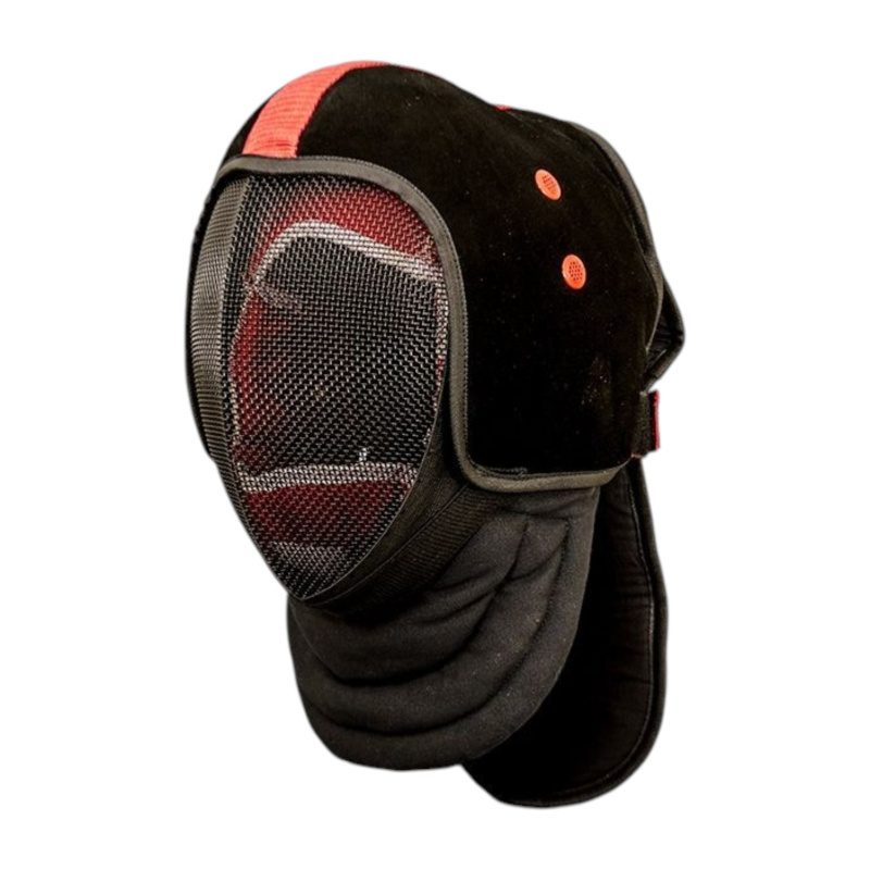 RED DRAGON HEMA Fechtmasken-Overlay aus Veloursleder – Hinterkopfschutz 1