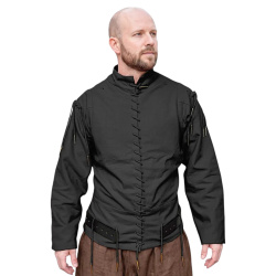 Spätmittelalterlicher Wams aus Baumwolle Schwarz auf https://armatae.shop - TB