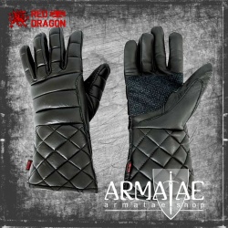 RED DRAGON HEMA gepolsterte Fechthandschuhe – Leder 4