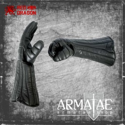 RED DRAGON HEMA gepolsterte Rapier-Handschuhe – Leder 3